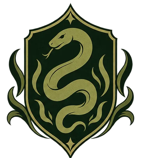 Blason de la maison Valombre — le serpent